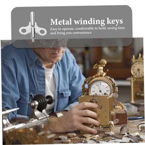 HOLIDYOYO 2 Stück Teiliges Uhr Aufziehschlüssel aus Kratz Verschleißfest Einfache Handhabung für Mechanische Uhren Kompakt und Leicht Langlebiges Reparaturwerkzeug für Uhrenwartung HOLIDYOYO 2 Stück Teiliges Uhr Aufziehschlüssel aus Kratz Verschleißfest Einfache Handhabung für Mechanische Uhren Kompakt und Leicht Langlebiges Reparaturwerkzeug für Uhrenwartung von HOLIDYOYO