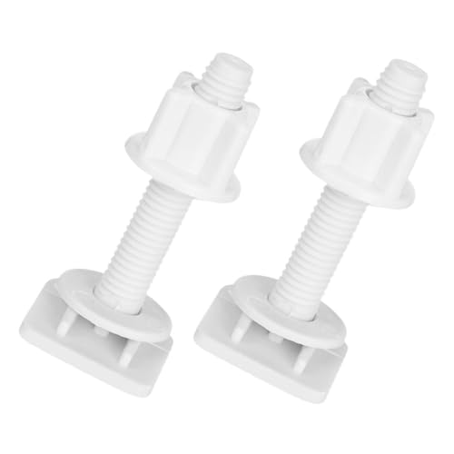 HOLIDYOYO 2 Stück Toilettensitz Schrauben Set Wc Sitz Befestigung Schrauben mit Anti lockerung Funktion Geräuscharm Kompatibel für Wohnbereich Toiletten Kunststoff befestigung HOLIDYOYO 2 Stück Toilettensitz Schrauben Set Wc Sitz Befestigung Schrauben mit Anti lockerung Funktion Geräuscharm Kompatibel für Wohnbereich Toiletten Kunststoff befestigung von HOLIDYOYO