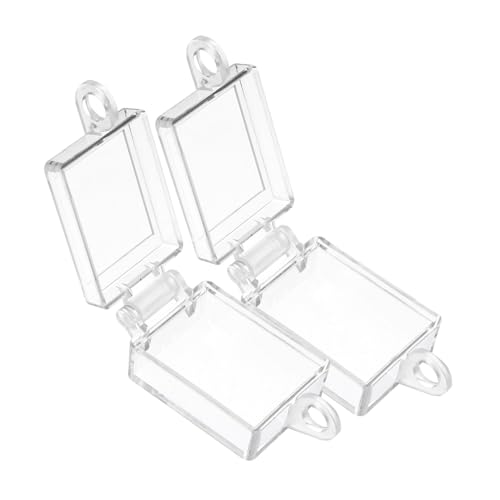 HOLIDYOYO 2 Stück Transparente Bootswippschalter Abdeckung Einfache Montage Schutz vor Feuchtigkeit und Staub Langlebiger Kunststoff Sichtschutz für Kippschalter für Licht und Stromschalter von HOLIDYOYO