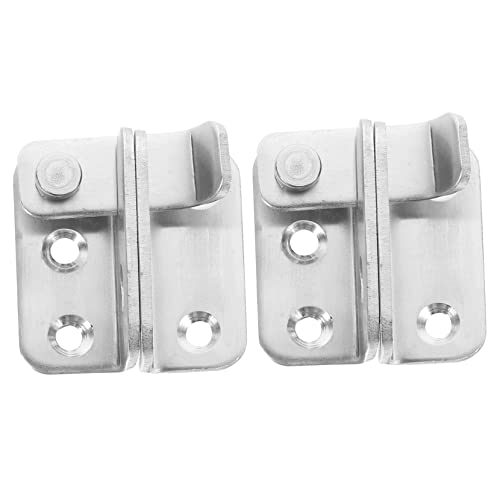 HOLIDYOYO 2 Stück Türverriegelung Korrosionsbeständiger Sicherheitsriegel für Schiebetüren Installieren Geeignet für Haustüren und Gartentore mit Elegantem Design und Glatter Oberfläche HOLIDYOYO 2 Stück Türverriegelung Korrosionsbeständiger Sicherheitsriegel für Schiebetüren Installieren Geeignet für Haustüren und Gartentore mit Elegantem Design und Glatter Oberfläche von HOLIDYOYO
