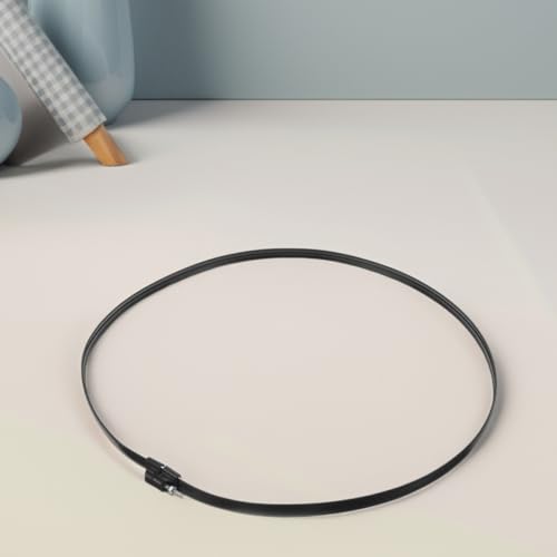 HOLIDYOYO 2 Stück Verdickter Netzring für Tisch und Wandmontage Geeignet für Elektroventilator Zubehör Schwarz von HOLIDYOYO