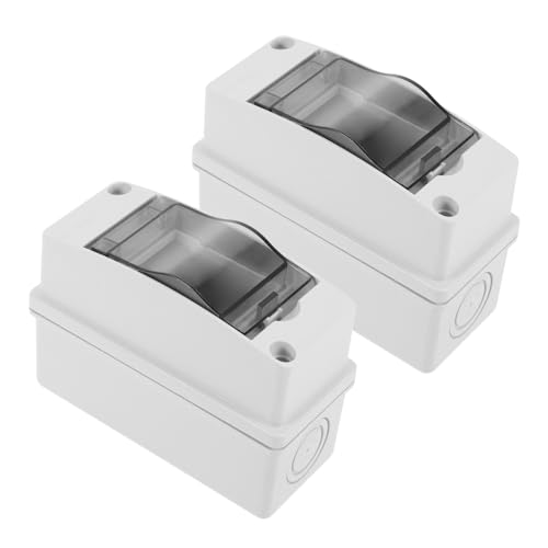 HOLIDYOYO 2 Stück Wetterfeste Verteilungsbox Elektrische Schutzbox mit Transparenter Fenster für und Außenbereich für Garten Werkstätten und Geräteinstallation HOLIDYOYO 2 Stück Wetterfeste Verteilungsbox Elektrische Schutzbox mit Transparenter Fenster für und Außenbereich für Garten Werkstätten und Geräteinstallation von HOLIDYOYO