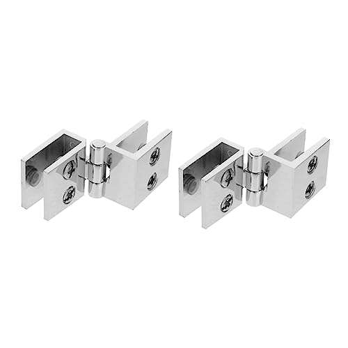 HOLIDYOYO 2 Stück Zinc Alloy Glass Door Hinge Einfach zu Installierendes Scharnier ohne Bohren für Glasvitrinen Weinschränke und Möbelstücke Stark und Langlebig HOLIDYOYO 2 Stück Zinc Alloy Glass Door Hinge Einfach zu Installierendes Scharnier ohne Bohren für Glasvitrinen Weinschränke und Möbelstücke Stark und Langlebig von HOLIDYOYO