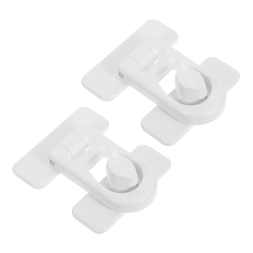 HOLIDYOYO 2 Stücke Sichere Kühlschranktürschlösser Sicherheitsschloss für Kühlschrank und Schrank Schutz Einfach zu Bedienen Fingerklemmschutz für Haushalt und Küche Geeignet von HOLIDYOYO