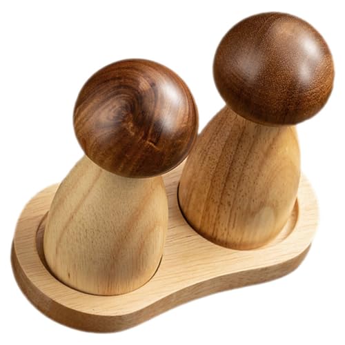 HOLIDYOYO 2-Teiliges Salz- Und Pfefferstreuer-Set Mit Pilzen Niedliches Pilzkanister-Set Aus Holz Rotes Salz- Und Pfefferstreuer-Set Salz Gewürzflasche Gewürze Pfefferbox HOLIDYOYO 2-Teiliges Salz- Und Pfefferstreuer-Set Mit Pilzen Niedliches Pilzkanister-Set Aus Holz Rotes Salz- Und Pfefferstreuer-Set Salz Gewürzflasche Gewürze Pfefferbox von HOLIDYOYO
