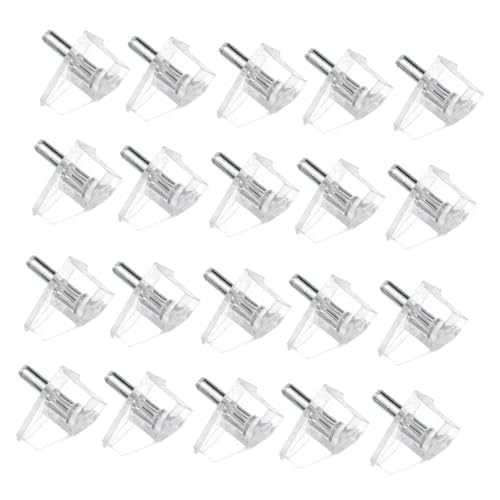 HOLIDYOYO 20 Stück Transparente Regalstifte für Schränke Regalstützen Schrankregalstifte Robust und Langlebig für Bücherregale und Küchenregale HOLIDYOYO 20 Stück Transparente Regalstifte für Schränke Regalstützen Schrankregalstifte Robust und Langlebig für Bücherregale und Küchenregale von HOLIDYOYO