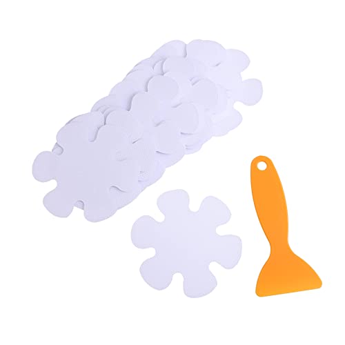 HOLIDYOYO 20stücke rutschfeste Blumen-badewannenaufkleber Transparente Selbstklebende -Sticker Für Dusche Und Treppen Installieren Wasserfest Und Wiederverwendbar von HOLIDYOYO