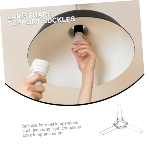 HOLIDYOYO 20 Stück Teiliges Federclips für Lampenschirme aus Robustem Eisen Langlebige Lampenschirmhalter für Deckenleuchten Kronleuchter und Tischlampen Einfache Montage Lichtabdeckung von HOLIDYOYO