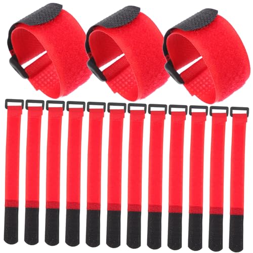 HOLIDYOYO 20 Stück Teiliges Klettband Kabelhalter Wiederverwendbar mit Hoher Fixierkraft Nylon Kabelbinder Organizer für Garage Büro Zuhause und Garten zur Praktischen Kabel und von HOLIDYOYO