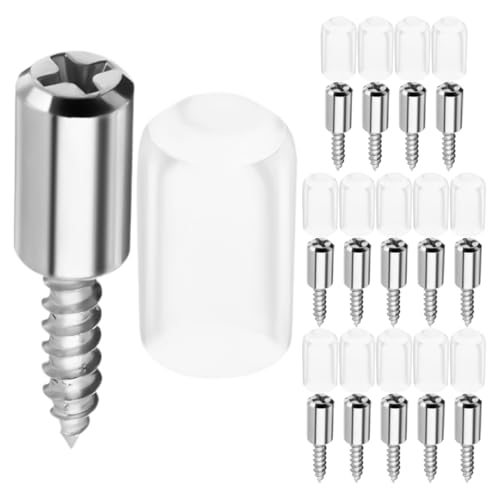 HOLIDYOYO 20 Stück Teiliges Selbstschneidende Regalstützen mit Gummischutz Robuste Regalhalter für Möbel Schränke und Holzprodukte Hohe Tragfähigkeit Elegantes Design für Einlegeböden von HOLIDYOYO