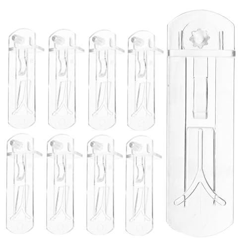HOLIDYOYO 20 Stück Teiliges Shelf Support Pegs aus Robustem Kunststoff Stabile Einlegebodenhalter für Schränke und Möbel Stoßfeste Regalbodenträger mit Selbstverriegelung Einfache Montage von HOLIDYOYO