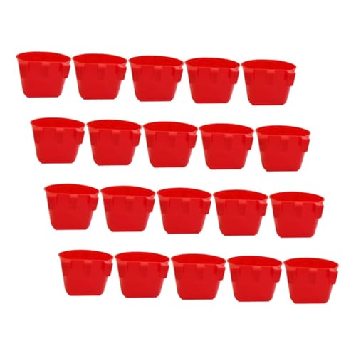 HOLIDYOYO 20 Stück Teiliges Vogelkäfig Futtersystem aus Leichtem Hängende Futter und Wasserschalen für Vögel und Kaninchen Praktische Futterboxen mit Sicherer Befestigung für Wellensittiche HOLIDYOYO 20 Stück Teiliges Vogelkäfig Futtersystem aus Leichtem Hängende Futter und Wasserschalen für Vögel und Kaninchen Praktische Futterboxen mit Sicherer Befestigung für Wellensittiche von HOLIDYOYO