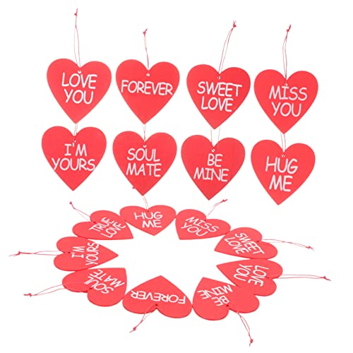 HOLIDYOYO 20 Stück Valentinsschild zum Aufhängen wandverkleidung Wand polsterung Valentine Presents Partyzubehör Danke dir Karte Valentinstag lieben Holzschild Valentinstag Zeichen rot HOLIDYOYO 20 Stück Valentinsschild zum Aufhängen wandverkleidung Wand polsterung Valentine Presents Partyzubehör Danke dir Karte Valentinstag lieben Holzschild Valentinstag Zeichen rot von HOLIDYOYO