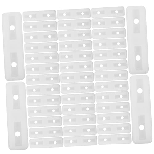 HOLIDYOYO 200 Stück Möbel Fußpads Rechteckig Weiß Möbelbodenschoner Stuhl Tisch Sofa Schutz Antirutsch Kratzfest Geräuschdämpfend Einfach Installieren Für Büro Esszimmer Wohnzimmer von HOLIDYOYO