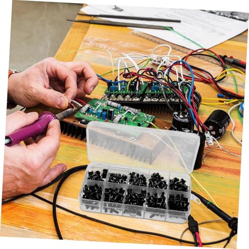HOLIDYOYO 200 Stück Teiliges Mikro Drucktastenschalter mit Pins Miniatur Momentanschalter für Leiterplatten Vielseitig Einsetzbar Elektronik Prototyping und Reparatur Platzsparendes Design von HOLIDYOYO