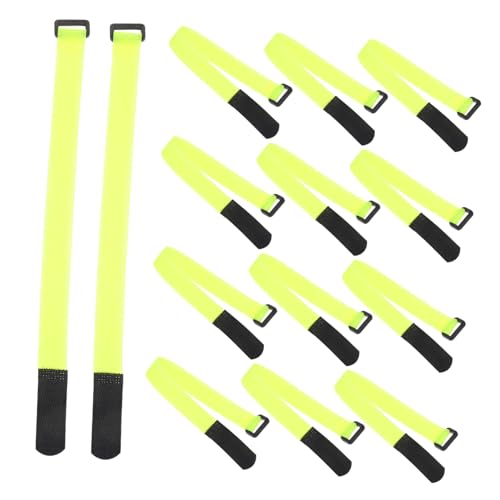 HOLIDYOYO 24 Stück Kabelführungsbänder Sägt Gleiche Riemen Kabelbinder Wiederverwendbare Befestigungsbänder Sicherungsgurte Befestigungsgurt Kabelbefestigungsbänder Vollnylon von HOLIDYOYO