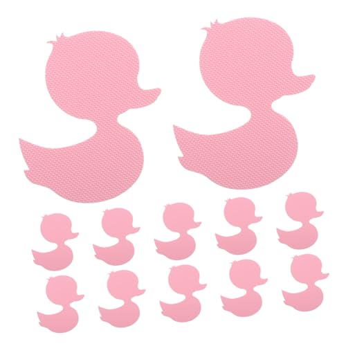 HOLIDYOYO 24 Stück Teiliges rutschfeste Badewannenaufkleber in Niedlichem Enten-Design wasserdichte Anti-rutsch-Sticker mit Zuverlässiger Haftung für Badewanne Dusche und Fliesen Sicherer von HOLIDYOYO