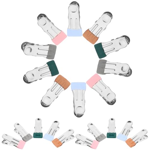 HOLIDYOYO Wäscheklammer-fotohalter Aus Edelstahl 25 Stück Strapazierfähige Quilt-Clips Für Den Außenbereich Winddicht Halteklammer Für Kleidung von HOLIDYOYO