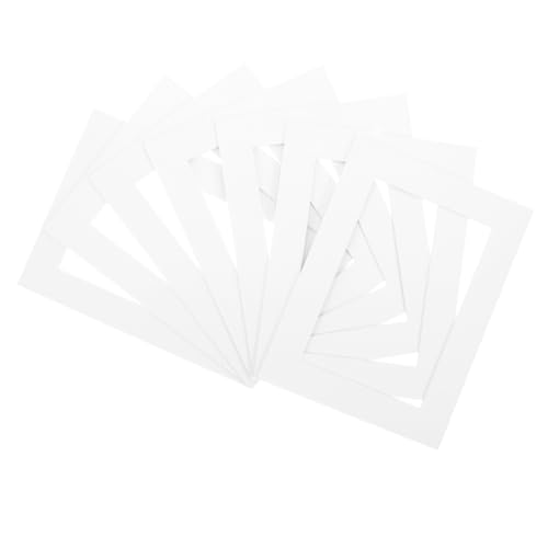 HOLIDYOYO 25 Stück Zubehör für Fotorahmen Matten Karton vorgeschnittenes Passepartout Bilderrahmen Bildtafelmatte Fototafelmatte Ölgemälde Rahmenmatte Bildträgerplatte Papier Weiß HOLIDYOYO 25 Stück Zubehör für Fotorahmen Matten Karton vorgeschnittenes Passepartout Bilderrahmen Bildtafelmatte Fototafelmatte Ölgemälde Rahmenmatte Bildträgerplatte Papier Weiß von HOLIDYOYO