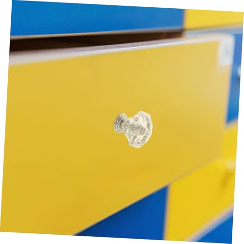 HOLIDYOYO 26 Stück Teiliges Transparente Schubladengriffe aus Kunststoff Klare Möbelknöpfe für Küchenschränke Ergonomische Türgriffe für Komfortabler Griff Geeignet für Kommoden und von HOLIDYOYO