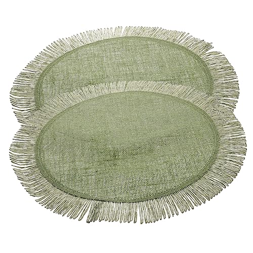 HOLIDYOYO 2stücke Tischsets Runde Zopfunterlage Tassenmatte Isoliermatte Haushaltstischset Isoliertes Topfkissen Gewebtes Tischset Für Schüssel Teller HOLIDYOYO 2stücke Tischsets Runde Zopfunterlage Tassenmatte Isoliermatte Haushaltstischset Isoliertes Topfkissen Gewebtes Tischset Für Schüssel Teller von HOLIDYOYO