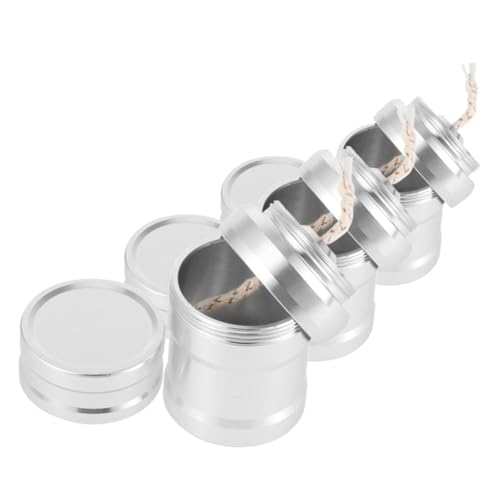 HOLIDYOYO 3 STÜCKE Teiliges Mini Alkoholbrenner aus Aluminiumlegierung Tragbarer Kompakter und Robuster Alkoholverbrenner für Camping Picknick und Labornutzung Effizientes Heizgerät für von HOLIDYOYO