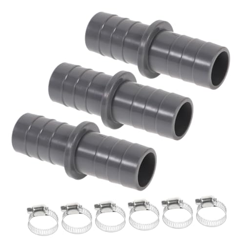 HOLIDYOYO 3 Sätze Teiliges Ablaufschlauch Verlängerung Adapter Waschmaschine Geschirrspüler Abfluss Verbindung mit Clip Dicht und Langlebig von HOLIDYOYO