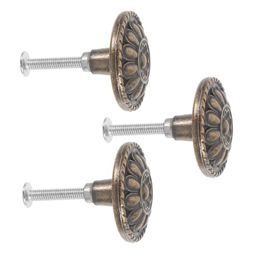 HOLIDYOYO 3 Stck Vintage Möbelknauf Runde Schubladenknöpfe aus Zinklegierung Antiker Stil Schrankgriffe für Kommode Küchenschrank Kleiderschrank Praktische Dekorative Möbelgriffe mit HOLIDYOYO 3 Stck Vintage Möbelknauf Runde Schubladenknöpfe aus Zinklegierung Antiker Stil Schrankgriffe für Kommode Küchenschrank Kleiderschrank Praktische Dekorative Möbelgriffe mit von HOLIDYOYO