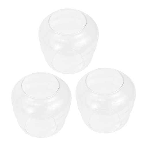 HOLIDYOYO 3 Stück Teiliges Glas öllampenschirm Klarem Glas Dekorative Petroleum lampenabdeckung Weiches Licht Geeignet für Kleine Petroleumlampen und Wohnraumdekoration HOLIDYOYO 3 Stück Teiliges Glas öllampenschirm Klarem Glas Dekorative Petroleum lampenabdeckung Weiches Licht Geeignet für Kleine Petroleumlampen und Wohnraumdekoration von HOLIDYOYO