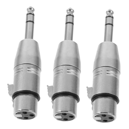 HOLIDYOYO 3 Stück Xlr Adapter Xlr Buchse Männlich Weiblich für Mikrofone Robuste Verbindung für Audio Geräte für Musiker und HOLIDYOYO 3 Stück Xlr Adapter Xlr Buchse Männlich Weiblich für Mikrofone Robuste Verbindung für Audio Geräte für Musiker und von HOLIDYOYO