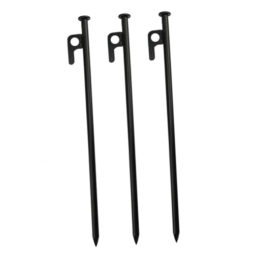 HOLIDYOYO 3 Stück Zeltheringe Robust Stahl Heringe Camping Bodenanker Stabile Zeltnägel für Zelt Pavillon und Markisenbefestigung im Outdoor Einsatz HOLIDYOYO 3 Stück Zeltheringe Robust Stahl Heringe Camping Bodenanker Stabile Zeltnägel für Zelt Pavillon und Markisenbefestigung im Outdoor Einsatz von HOLIDYOYO