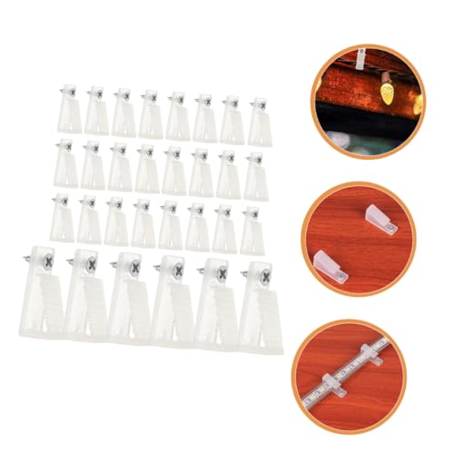HOLIDYOYO 30 Stück Teiliges Outdoor Licht Clips aus Langlebigem Kunststoff Wetterfeste Rostfreie Haken mit Schrauben für Lichterketten zum Sicheren Aufhängen von Weihnachtsbeleuchtung und HOLIDYOYO 30 Stück Teiliges Outdoor Licht Clips aus Langlebigem Kunststoff Wetterfeste Rostfreie Haken mit Schrauben für Lichterketten zum Sicheren Aufhängen von Weihnachtsbeleuchtung und von HOLIDYOYO