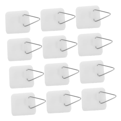 HOLIDYOYO 30 Stück Teiliges Selbstklebende Unsichtbare Wandtellerhalter mit Starker Haftung Multifunktionale Langlebige Wandhaken für Glatte Oberflächen Küche Bad und Schlafzimmer von HOLIDYOYO