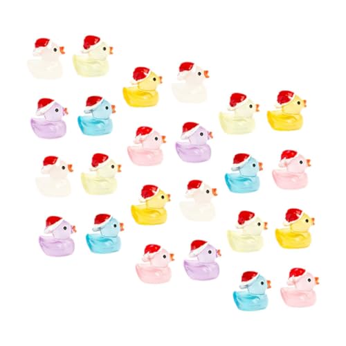 HOLIDYOYO 30stücke Leuchtende Mini Enten Figuren Aus Harz Niedliche Nachttisch-Dekoration Für Mikrolandschaften Dollhouses Und Weihnachtsdekoration Glow in The Dark Farbvariationen HOLIDYOYO 30stücke Leuchtende Mini Enten Figuren Aus Harz Niedliche Nachttisch-Dekoration Für Mikrolandschaften Dollhouses Und Weihnachtsdekoration Glow in The Dark Farbvariationen von HOLIDYOYO