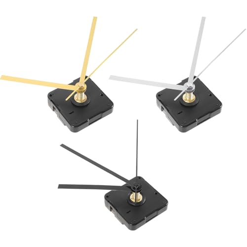 HOLIDYOYO 3Sätze DIY Wanduhrbewegung Kit Teiliges Taktmechanismus Für Wanduhren Präzise Reparaturteile Einfache Installation Langlebiges Kunststoffmaterial von HOLIDYOYO