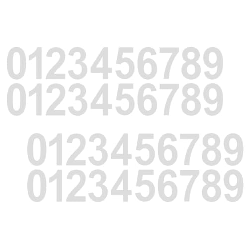 HOLIDYOYO 4 Sätze Reflektierende Hausnummern Aufkleber Selbstklebende Zahlen für Außenbereich Wetterfest UV schutz Weiß Nachtlicht Sichtbarkeit Postzustellung HOLIDYOYO 4 Sätze Reflektierende Hausnummern Aufkleber Selbstklebende Zahlen für Außenbereich Wetterfest UV schutz Weiß Nachtlicht Sichtbarkeit Postzustellung von HOLIDYOYO