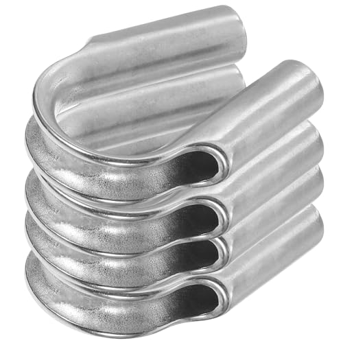 HOLIDYOYO 4 Stück Drahtseil Kauschen Crimp Hülsen Kausche für Seil Vielseitig Einsetzbar Bau und Maschinenbauanwendungen HOLIDYOYO 4 Stück Drahtseil Kauschen Crimp Hülsen Kausche für Seil Vielseitig Einsetzbar Bau und Maschinenbauanwendungen von HOLIDYOYO
