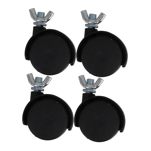 HOLIDYOYO 4 Stück Ersatzrollen für Heizkörper und Möbel Lenkrollen für Teppich und Hartböden Schwarz Gewinde HOLIDYOYO 4 Stück Ersatzrollen für Heizkörper und Möbel Lenkrollen für Teppich und Hartböden Schwarz Gewinde von HOLIDYOYO