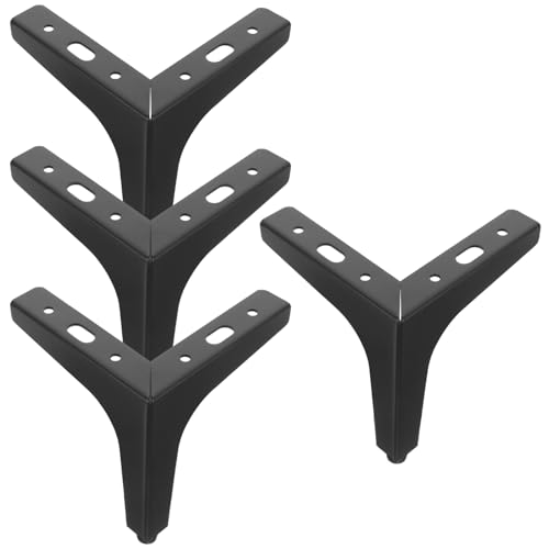HOLIDYOYO 4 Stück Metallmöbelbeine Dreieckige Möbelstützen DIY Ersatzfüße für Sofa Tisch Schrank Mattem Schwarz für Wohnbereiche Raumoptimierung HOLIDYOYO 4 Stück Metallmöbelbeine Dreieckige Möbelstützen DIY Ersatzfüße für Sofa Tisch Schrank Mattem Schwarz für Wohnbereiche Raumoptimierung von HOLIDYOYO