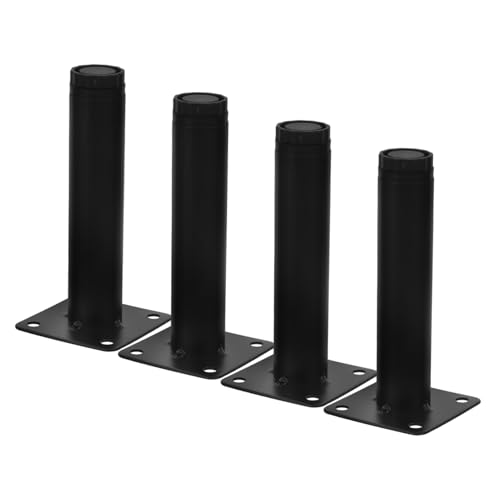 HOLIDYOYO 4 Stück Möbelfüße Metall Möbelbeine Schwerlast Ersatz Sofa Tisch Tv Schrank Bett mit Rutschfesten Pads für Vielseitige Möbelanwendungen von HOLIDYOYO