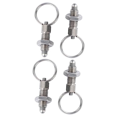 HOLIDYOYO 4 Stück Teiliges Knopfplunger mit Federpin Langlebig und Vielseitig Einsetzbar für Industrielle Anwendungen und Chassis Schränke HOLIDYOYO 4 Stück Teiliges Knopfplunger mit Federpin Langlebig und Vielseitig Einsetzbar für Industrielle Anwendungen und Chassis Schränke von HOLIDYOYO
