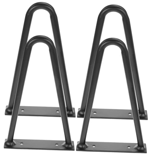 HOLIDYOYO 4 Stück Teiliges Metalltischbeine U Förmige Möbelbeine Höhe Stabile Couchtisch und Schreibtischbeine Geeignet für DIY Möbelersatz Einfache Montage und Langlebige Nutzung von HOLIDYOYO