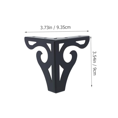 HOLIDYOYO 4 Stück Teiliges Möbelfuß Robustem Eisen Hohe Schwarze Möbelbeine Stabile Schrankfüße für Tv schränke Sofas Couchtische und Kommoden Praktische Möbelfüße zur Möbelaufwertung HOLIDYOYO 4 Stück Teiliges Möbelfuß Robustem Eisen Hohe Schwarze Möbelbeine Stabile Schrankfüße für Tv schränke Sofas Couchtische und Kommoden Praktische Möbelfüße zur Möbelaufwertung von HOLIDYOYO