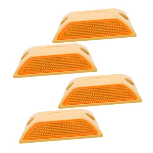 HOLIDYOYO 4 Stück Teiliges Reflektierende Kunststoff roadstuds Doppelseitig Erhöhte Fahrbahnmarkierungen für Autobahn Verbesserte Einfache Montage für Einfahrten und Straßenrand HOLIDYOYO 4 Stück Teiliges Reflektierende Kunststoff roadstuds Doppelseitig Erhöhte Fahrbahnmarkierungen für Autobahn Verbesserte Einfache Montage für Einfahrten und Straßenrand von HOLIDYOYO