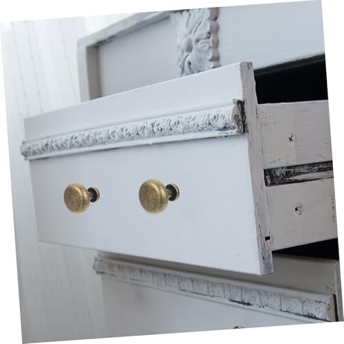 HOLIDYOYO 4 Stück Teiliges Runde Möbelgriffe aus Antike Türgriffe für Schranktüren Einfache Montage Langlebige Vintage kommodegriffe für Kleiderschränke HOLIDYOYO 4 Stück Teiliges Runde Möbelgriffe aus Antike Türgriffe für Schranktüren Einfache Montage Langlebige Vintage kommodegriffe für Kleiderschränke von HOLIDYOYO