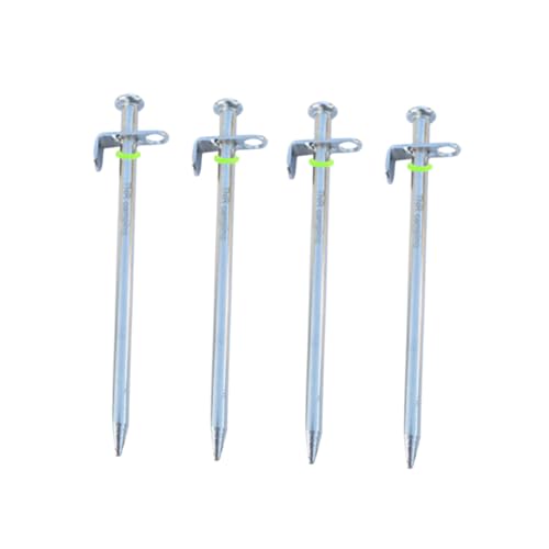 HOLIDYOYO 4 Stück Teiliges Zeltheringe aus Stahl mit Fluoreszenzringen Rostfreie Stabile Bodenanker für Outdoor Zelt Vordach Markise Vielseitig für Rasen Erde und EIS Geeignet HOLIDYOYO 4 Stück Teiliges Zeltheringe aus Stahl mit Fluoreszenzringen Rostfreie Stabile Bodenanker für Outdoor Zelt Vordach Markise Vielseitig für Rasen Erde und EIS Geeignet von HOLIDYOYO