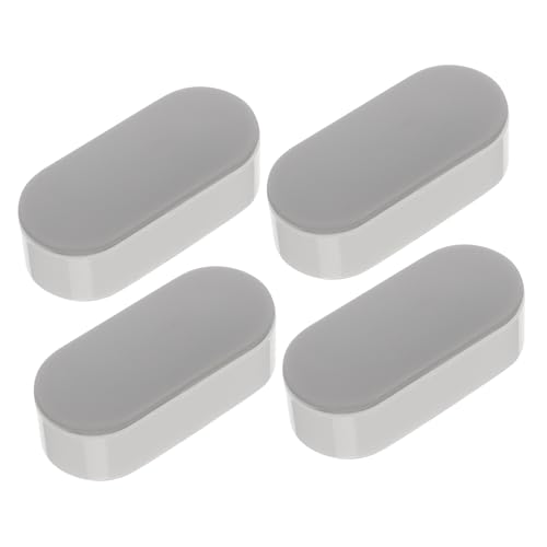HOLIDYOYO 4 Stück Toilettensitz Wc Sitz Dämpfer aus Robustem Selbstklebende Polster für Geräuschreduzierende Vibrationsdämpfende Toilettensitzbefestigung und Stabil von HOLIDYOYO