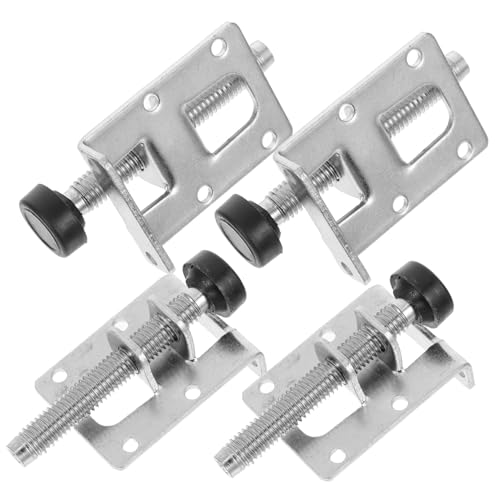 HOLIDYOYO 4 Stück Verstellbare Möbel Stellfüße Höhenverstellbare Möbelgleiter mit Rutsch Funktion für Schränke Stühle Tische Robuste Möbelstützen von HOLIDYOYO