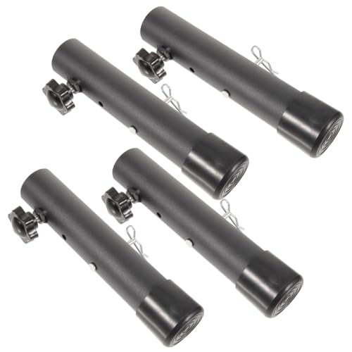 HOLIDYOYO 4 Stück Verstellbare Tischbeinverlängerungen Stabiler Möbelbeineinsatz für Klappbare und Gerade Tischbeine für Schreibtische Küchentische Couchtische von HOLIDYOYO