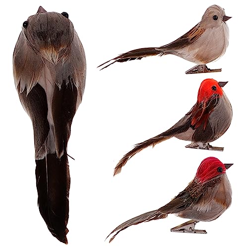 HOLIDYOYO 4 Stück gefiederte Vögel weihnachstbaum weinnachtenbaum weihnachsbaum haarreif Tannenbaum Decor Vogelschmuck für Baum kleine Clipvögel künstliche Vögel Vogel Dekoration Requisiten HOLIDYOYO 4 Stück gefiederte Vögel weihnachstbaum weinnachtenbaum weihnachsbaum haarreif Tannenbaum Decor Vogelschmuck für Baum kleine Clipvögel künstliche Vögel Vogel Dekoration Requisiten von HOLIDYOYO